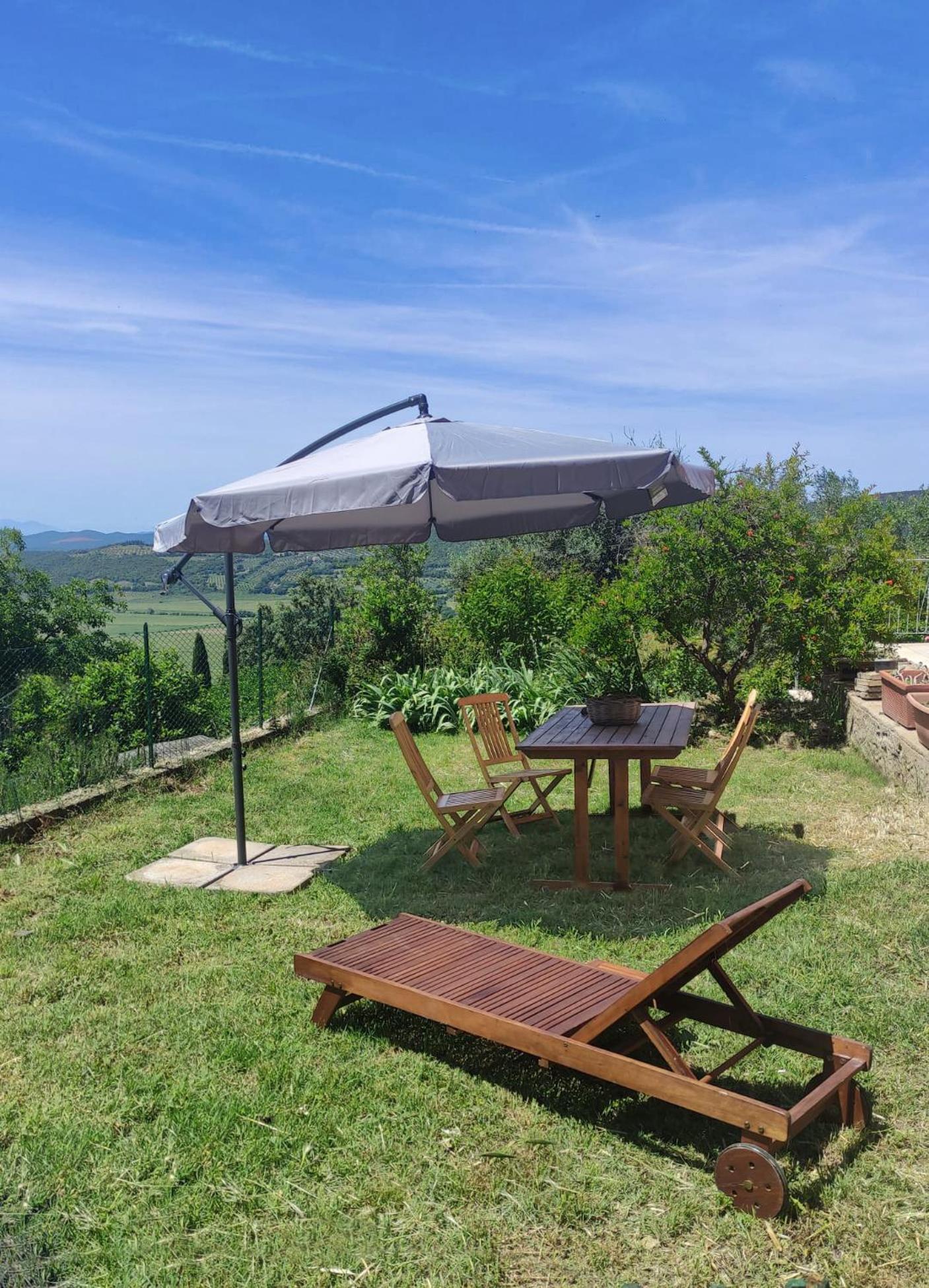 Villa Panoramica Garden Bike Massa Marittima Esterno foto