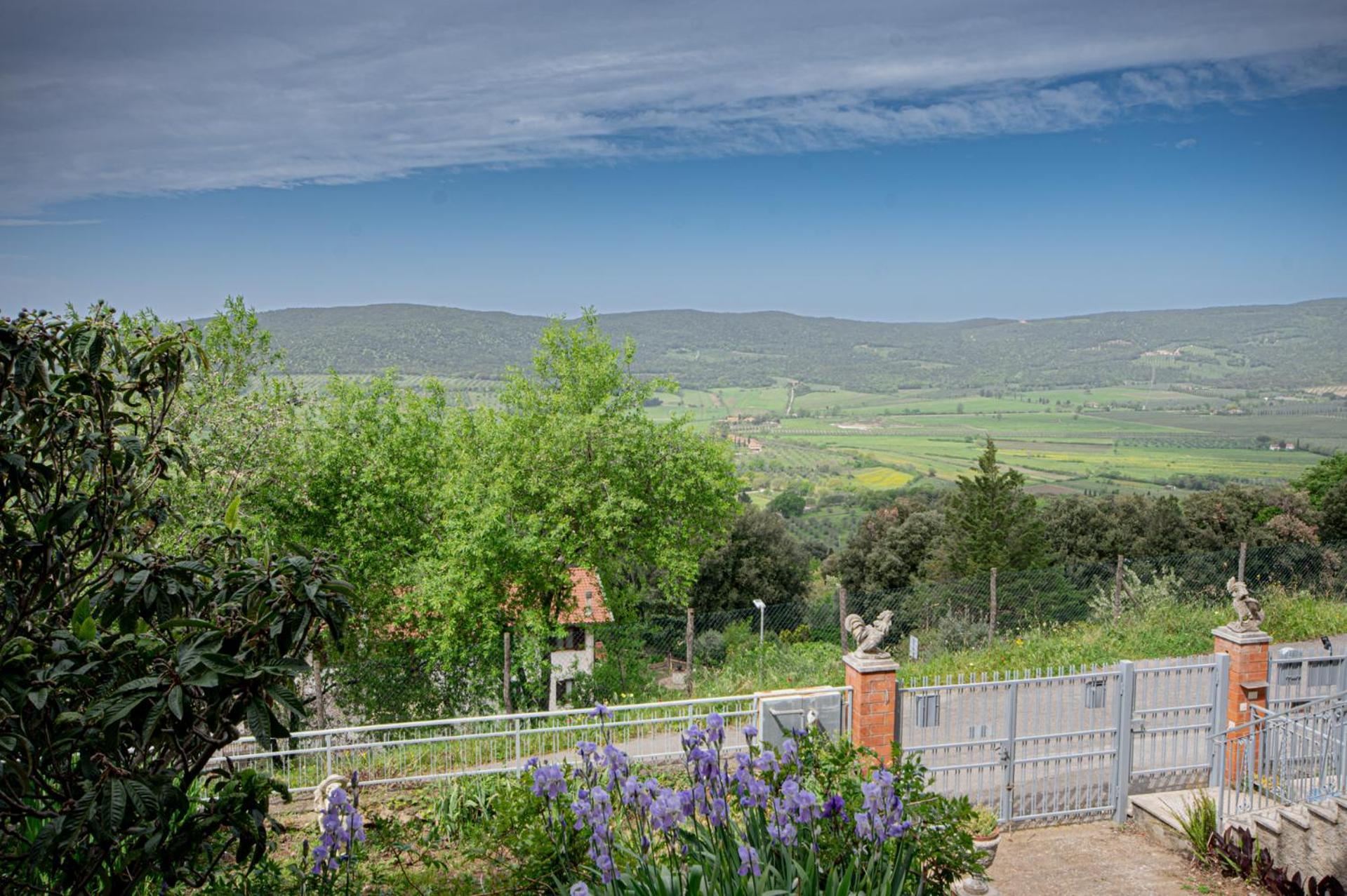 Villa Panoramica Garden Bike Massa Marittima Esterno foto